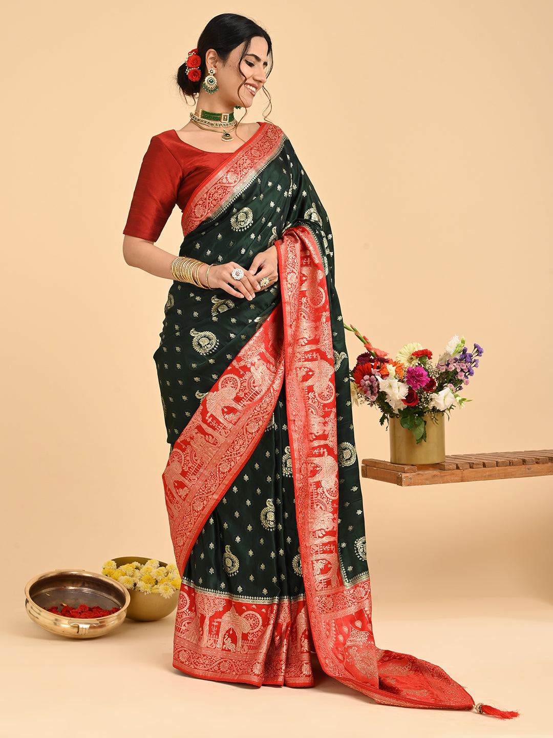 Banarasi Viscose Silk Saree