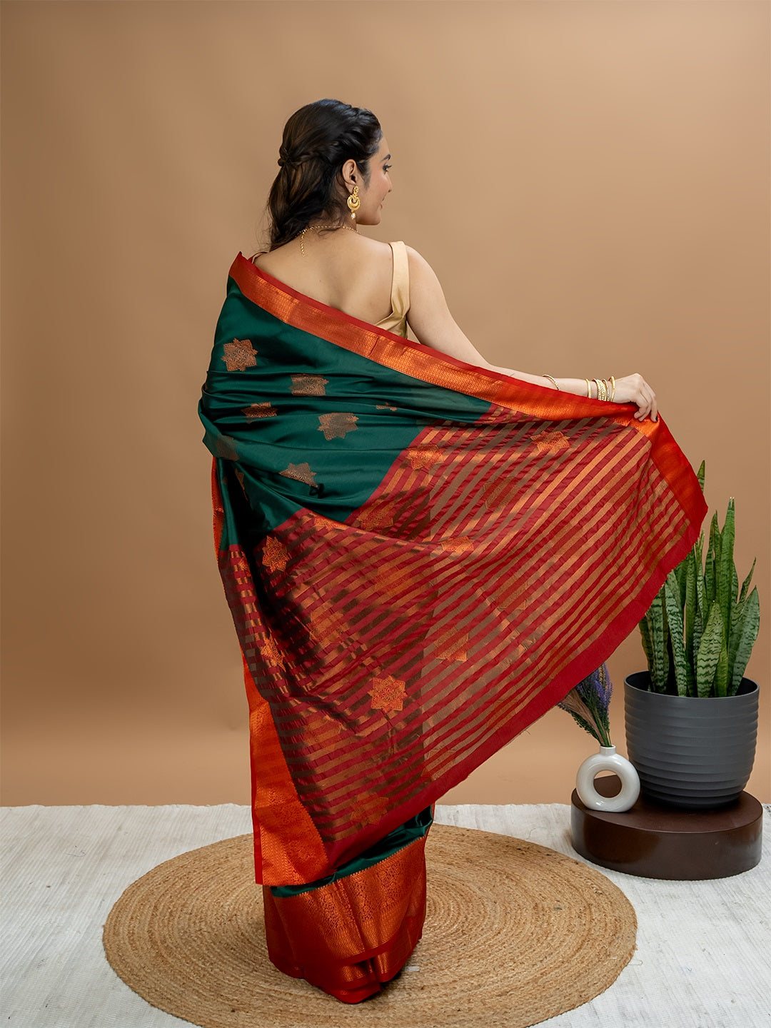 South Silk Brocade Saree