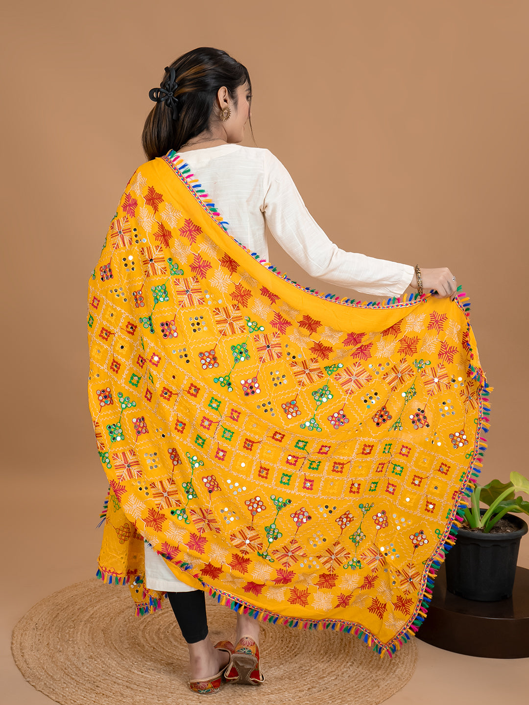 Phulkari Cotton Dupatta
