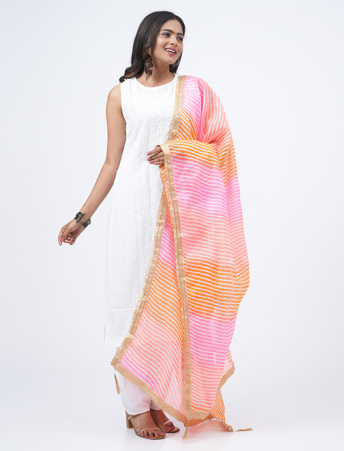 Kota Semi Cotton Colorblock Dupatta