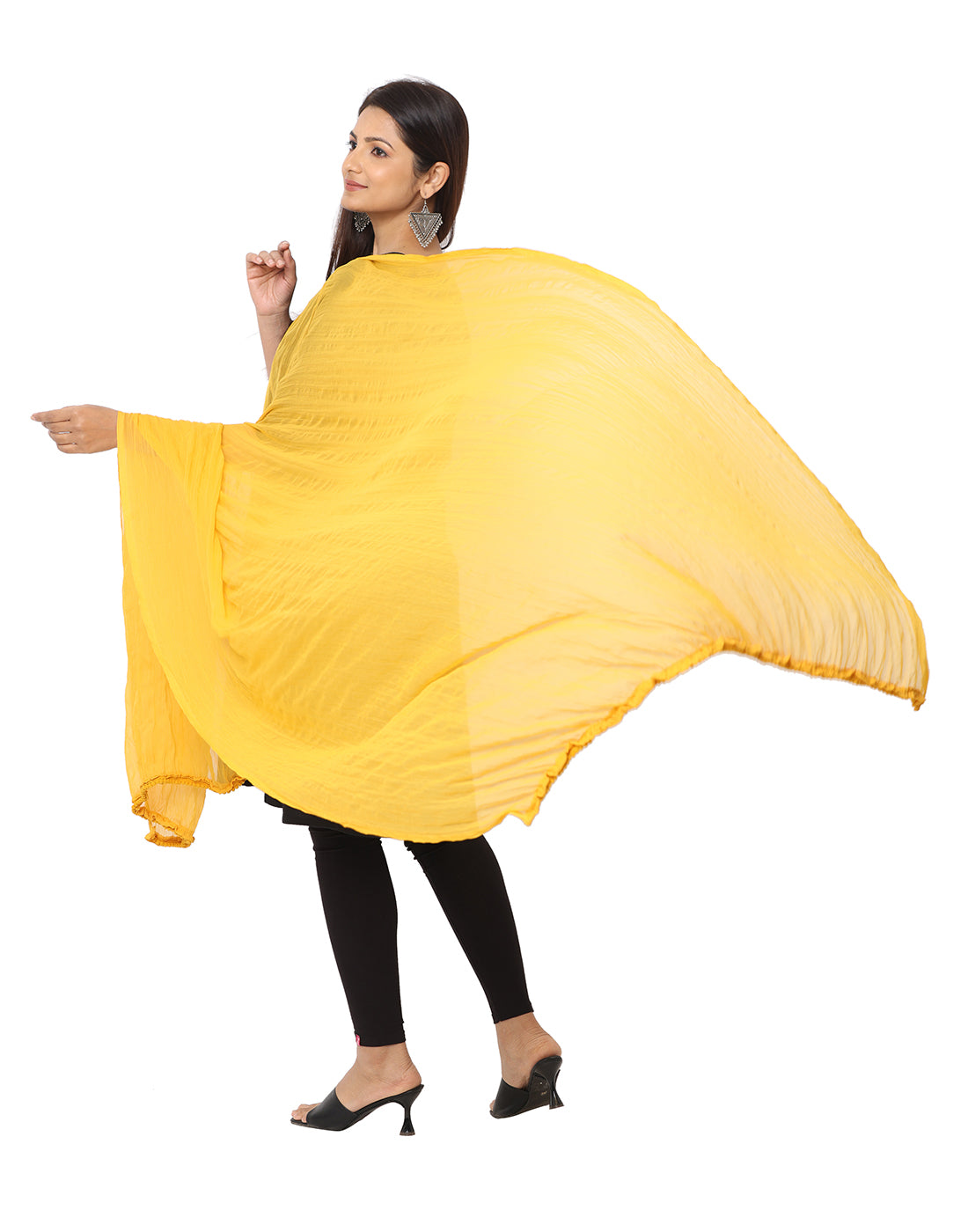 Solid Chiffon Dupatta