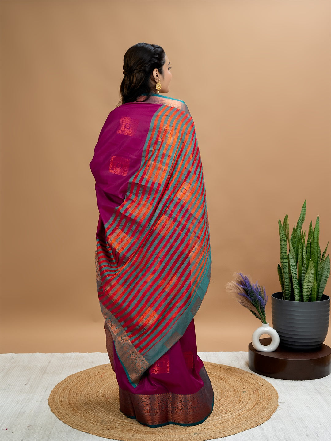South Silk Brocade Saree
