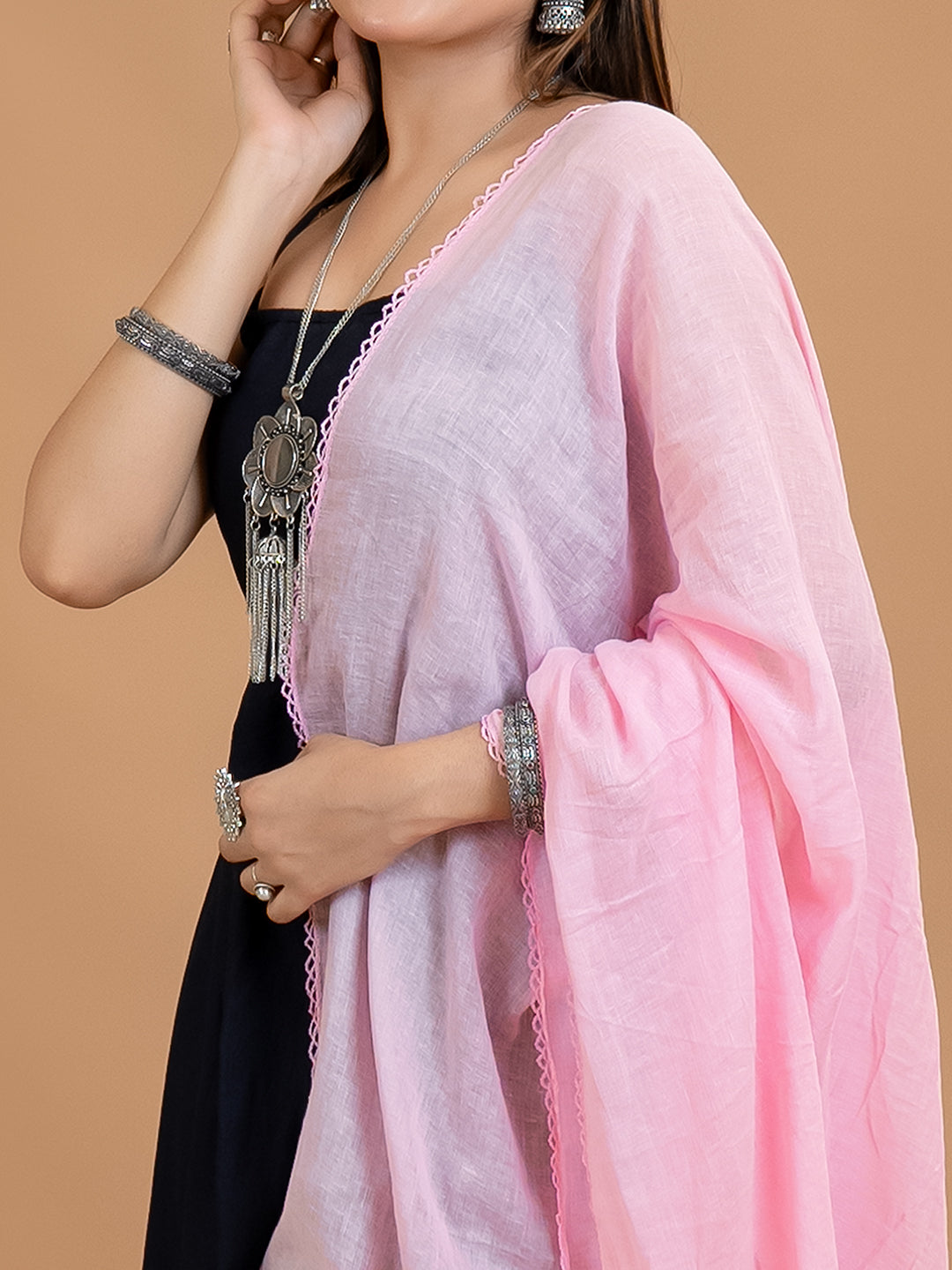 Solid Cotton Dupatta
