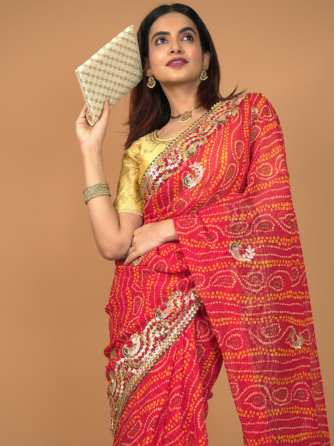 Bandhini Georgette Saree