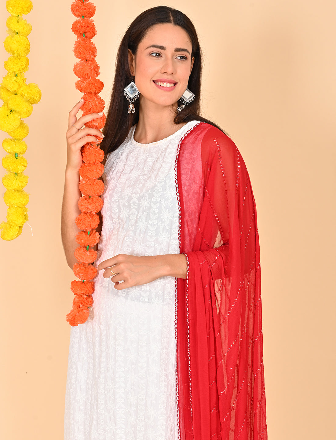 Chiffon Stripe Dupatta