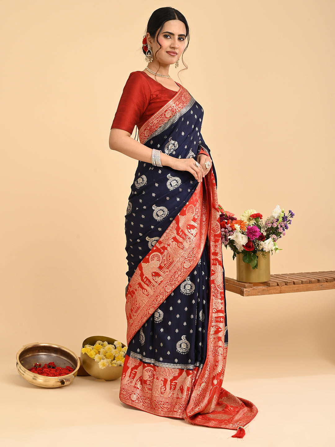Banarasi Viscose Silk Saree
