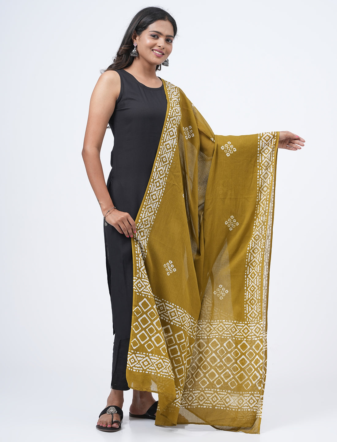 Batik Mul Cotton Dupatta