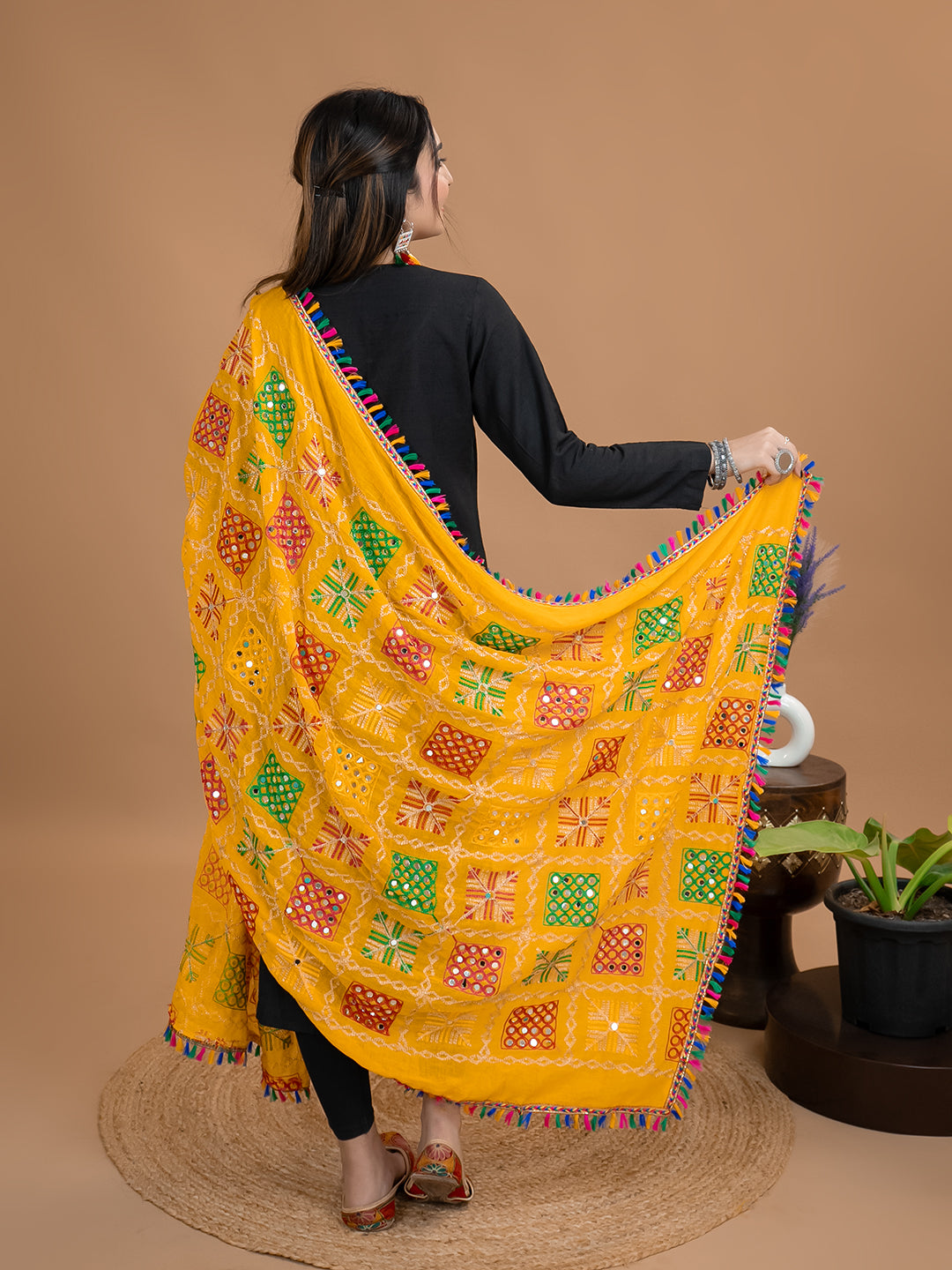 Phulkari Cotton Dupatta