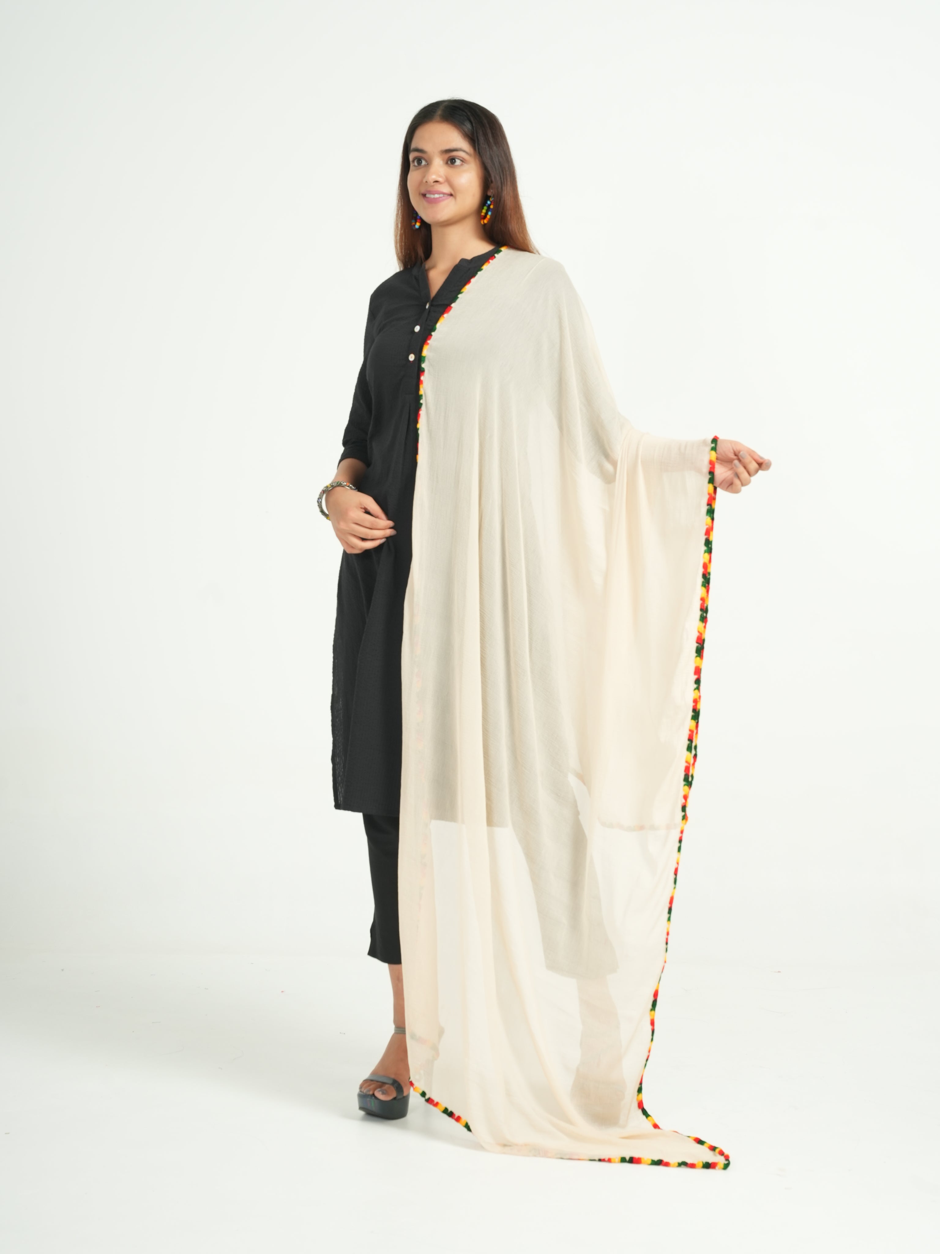 Chiffon Solid Dupatta