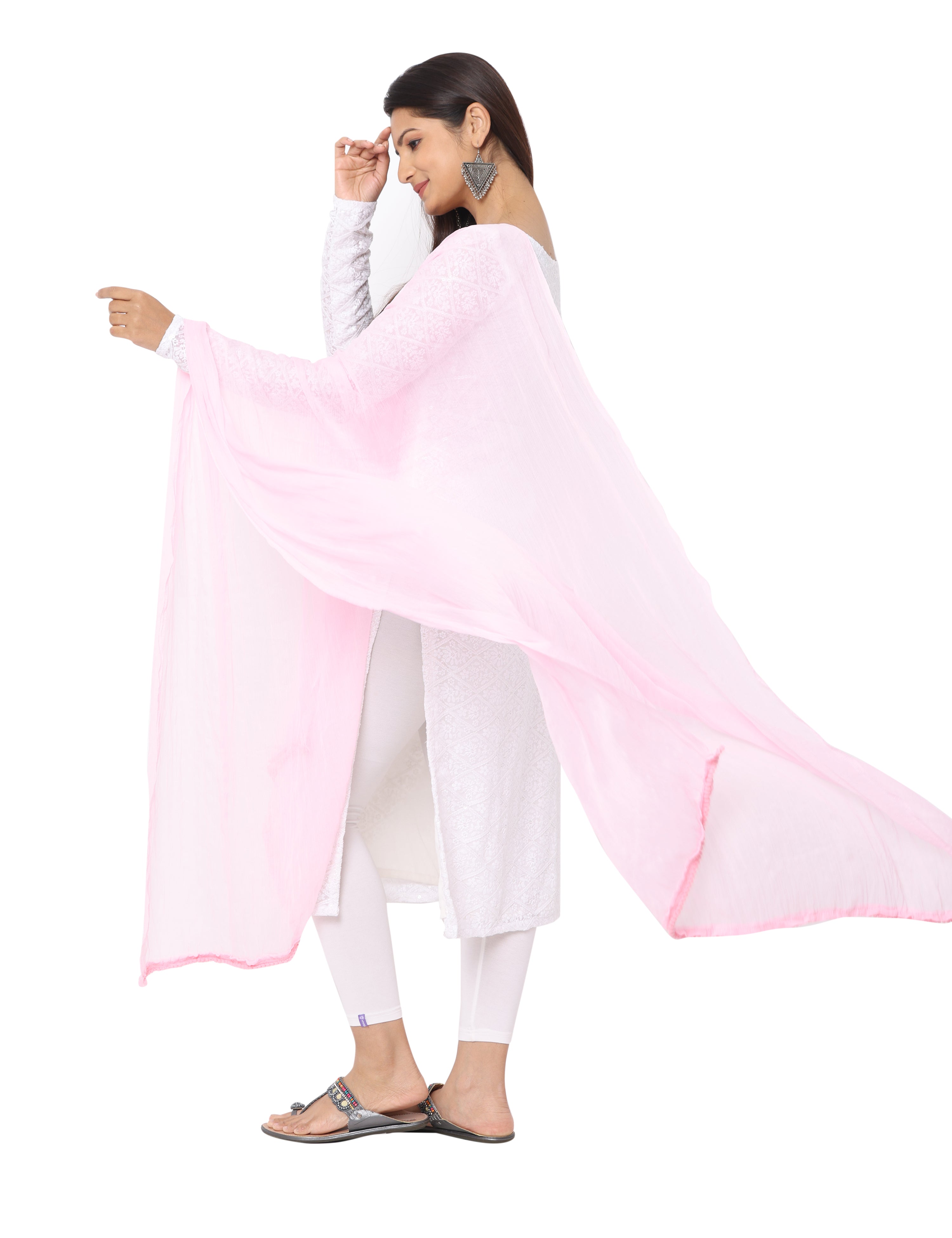 Chiffon Solid Dupatta