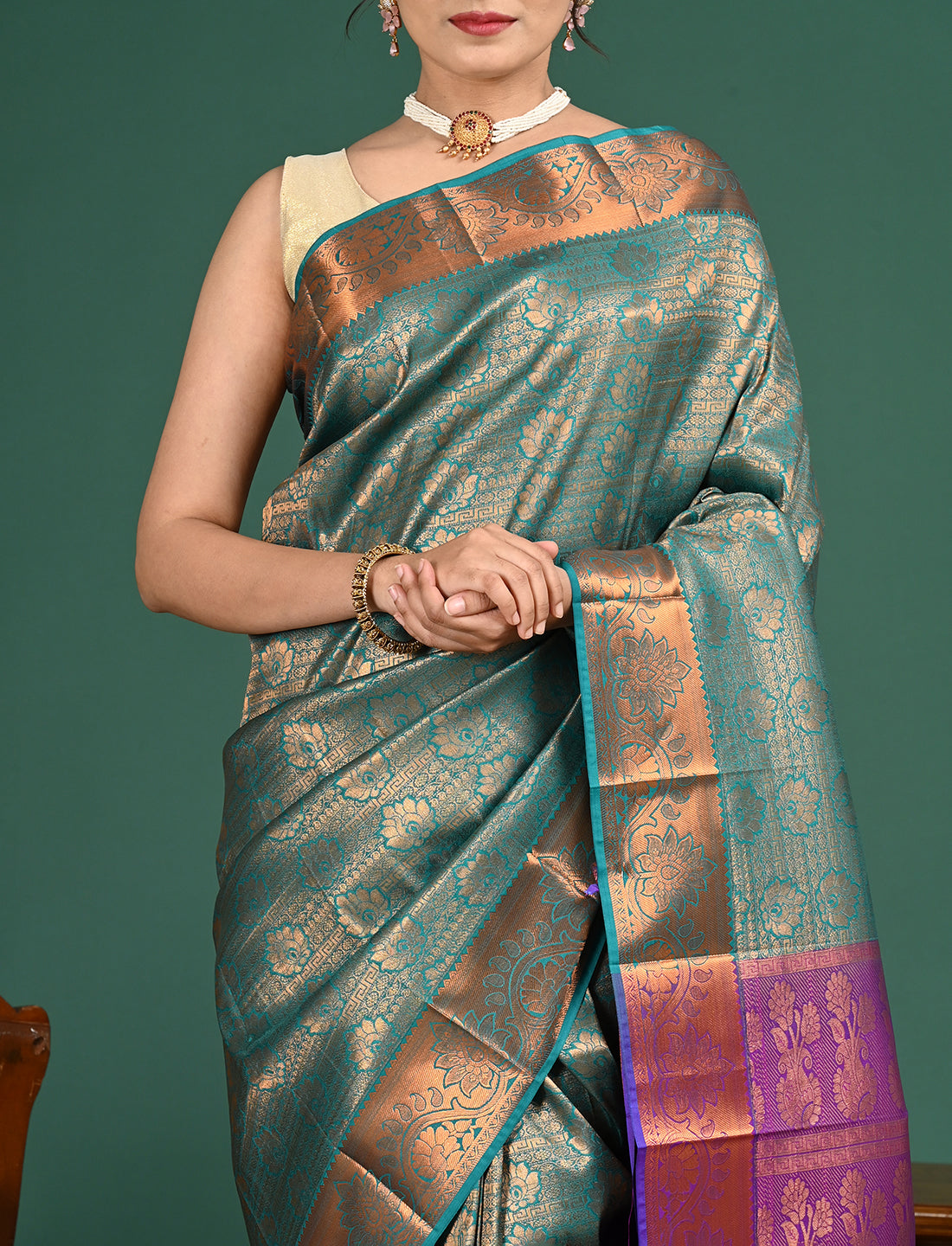 South Art Silk Geometric Saree