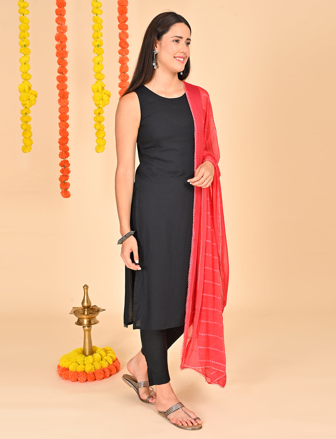 Chiffon Stripe Dupatta