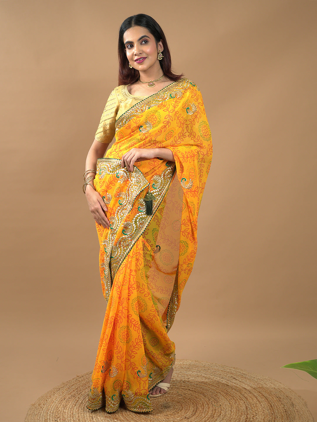 Bandhini Georgette Saree