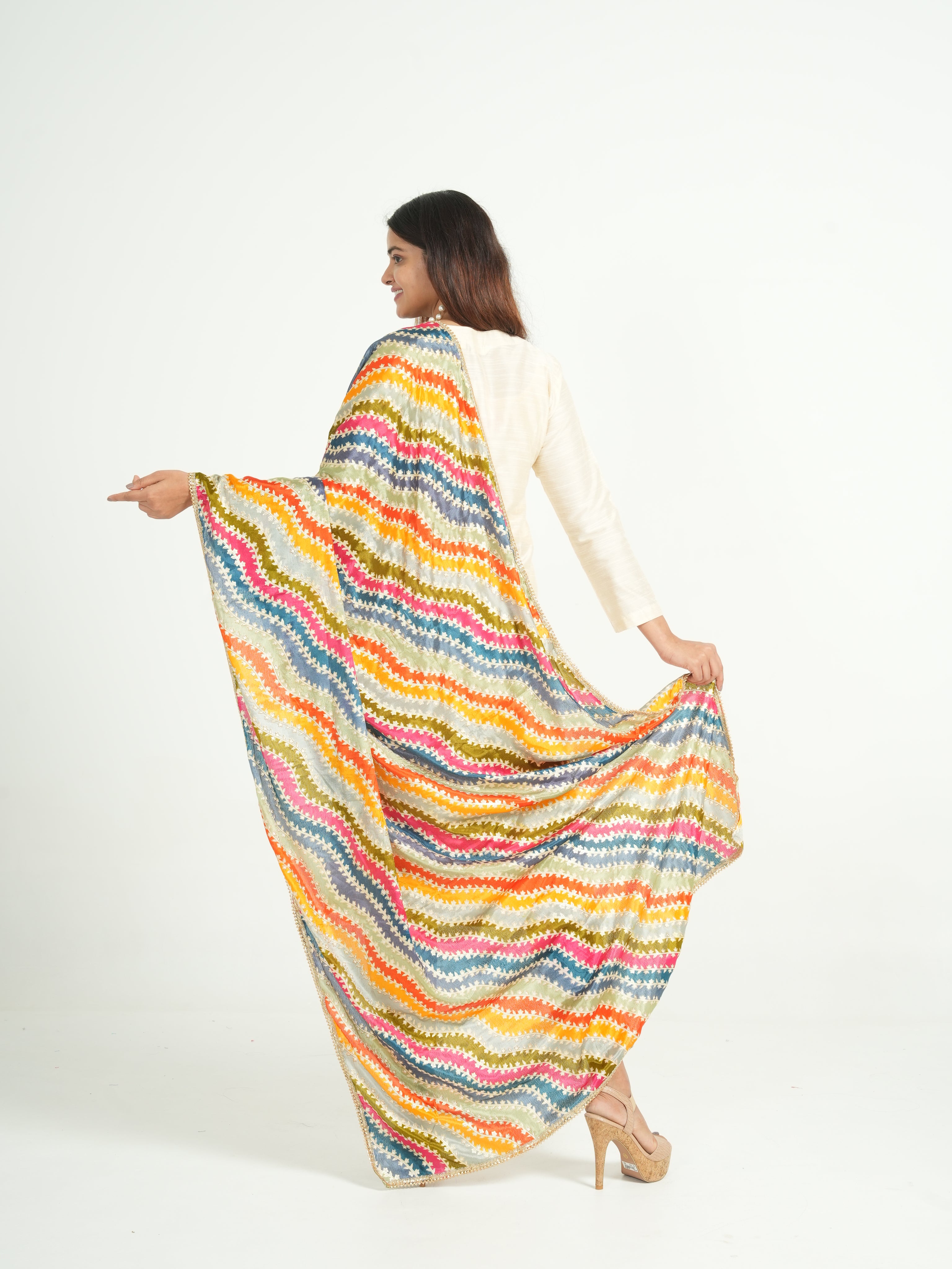 Art Silk Bandhini Dupatta