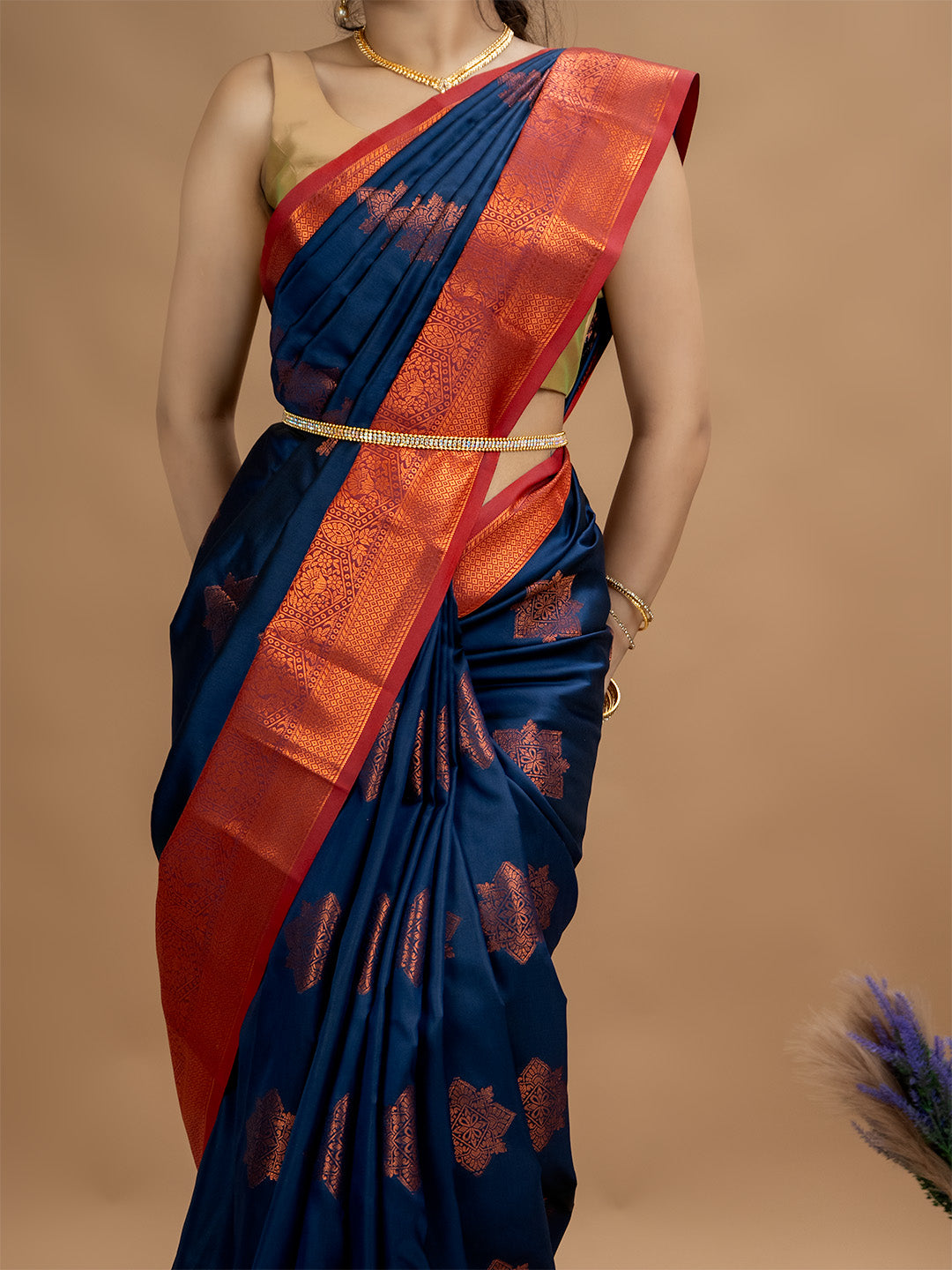 South Silk Brocade Saree