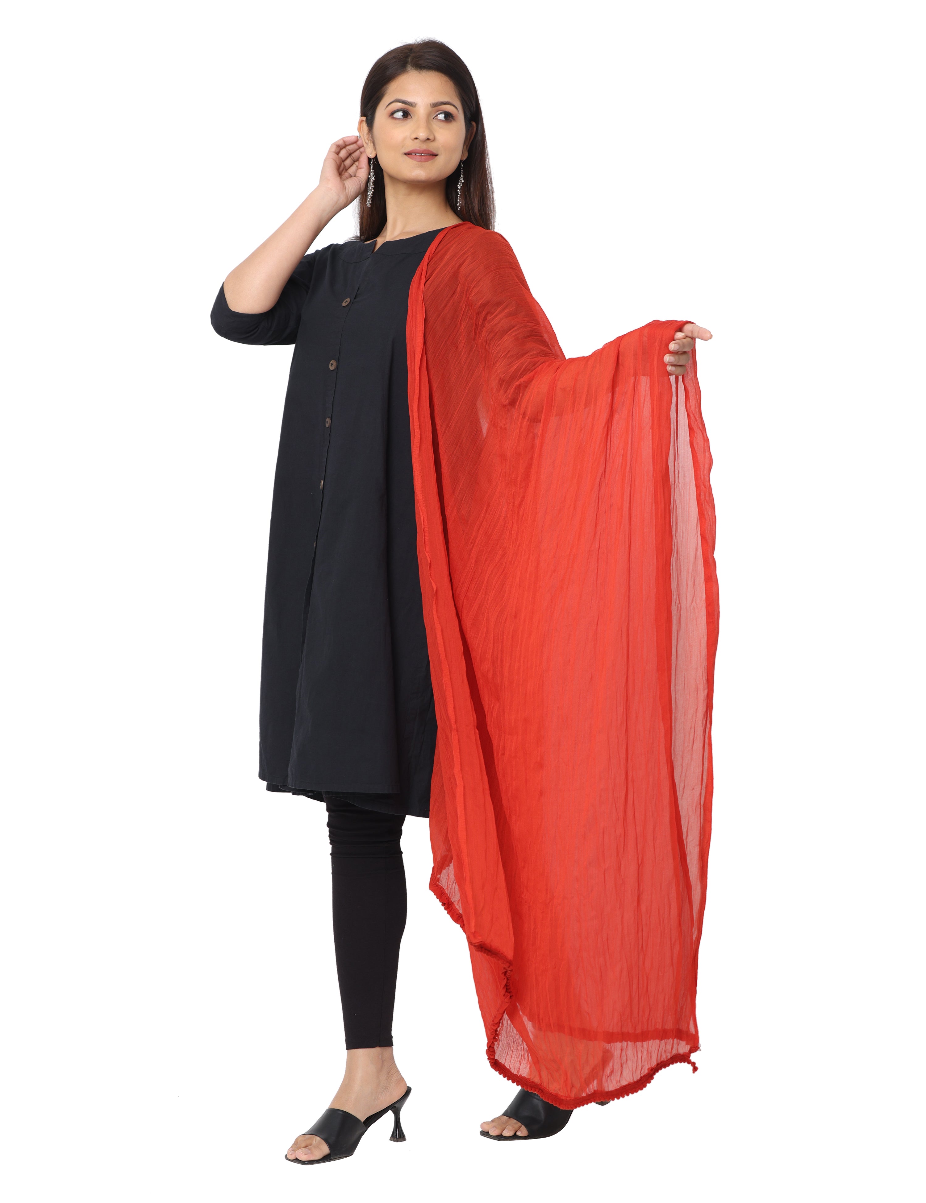 Chiffon Solid Dupatta