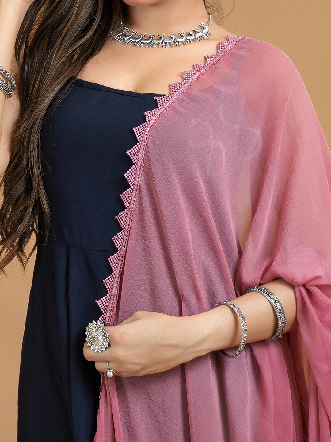 Solid Chiffon Dupatta