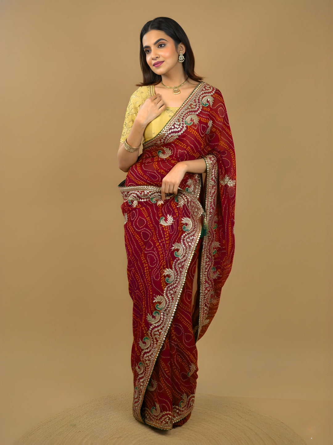 Bandhini Georgette Saree