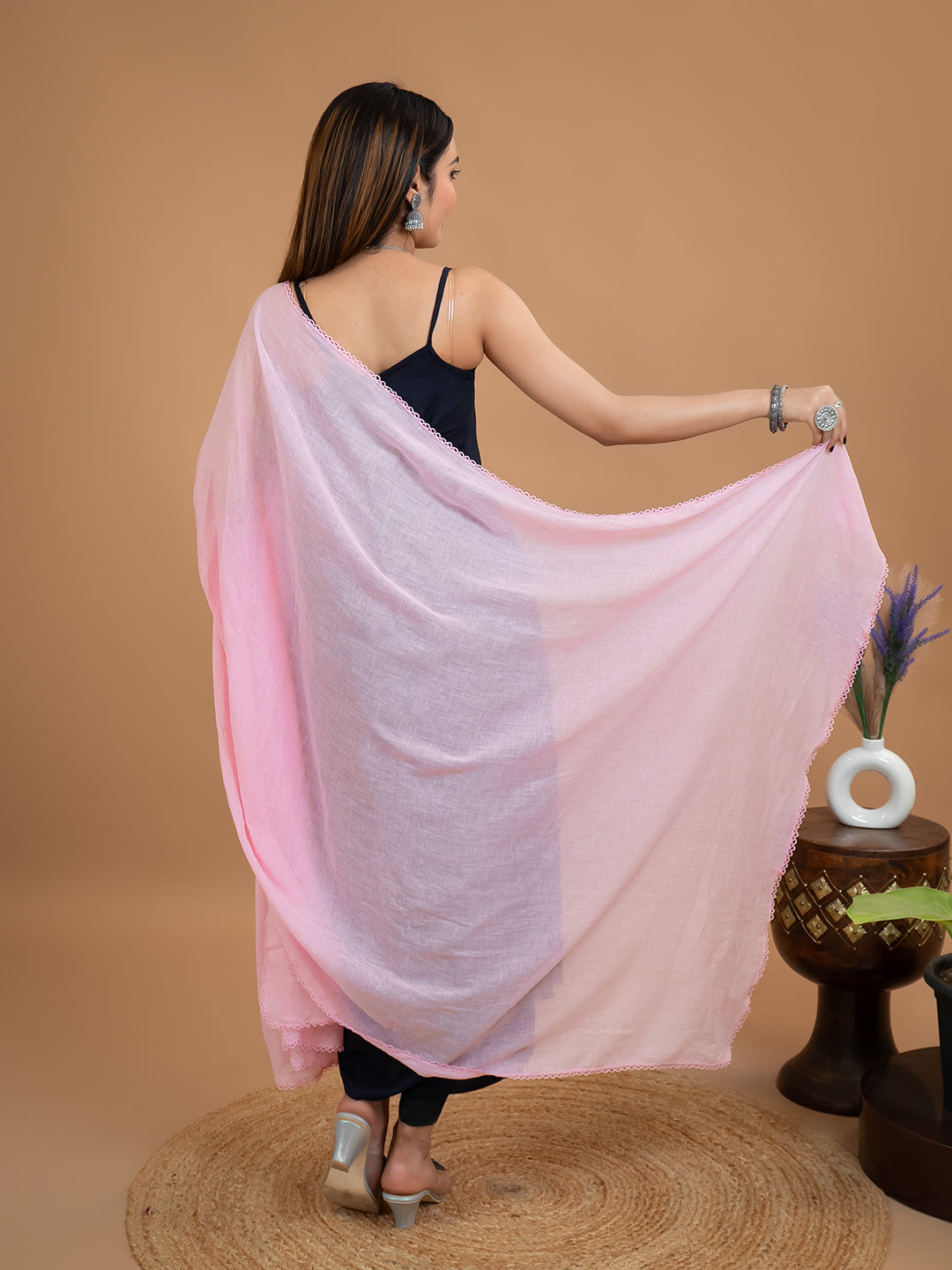 Solid Cotton Dupatta