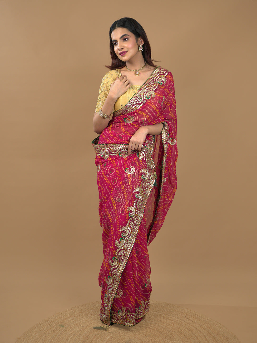 Bandhini Georgette Saree