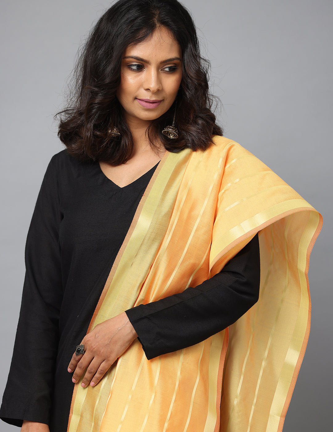 Banarasi Silk Stripe Dupatta