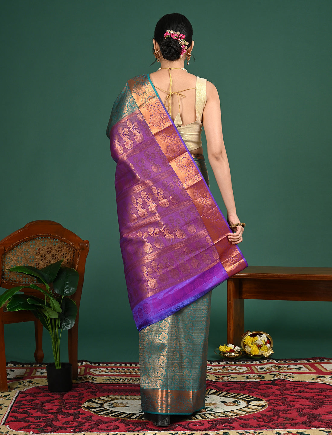 South Art Silk Geometric Saree