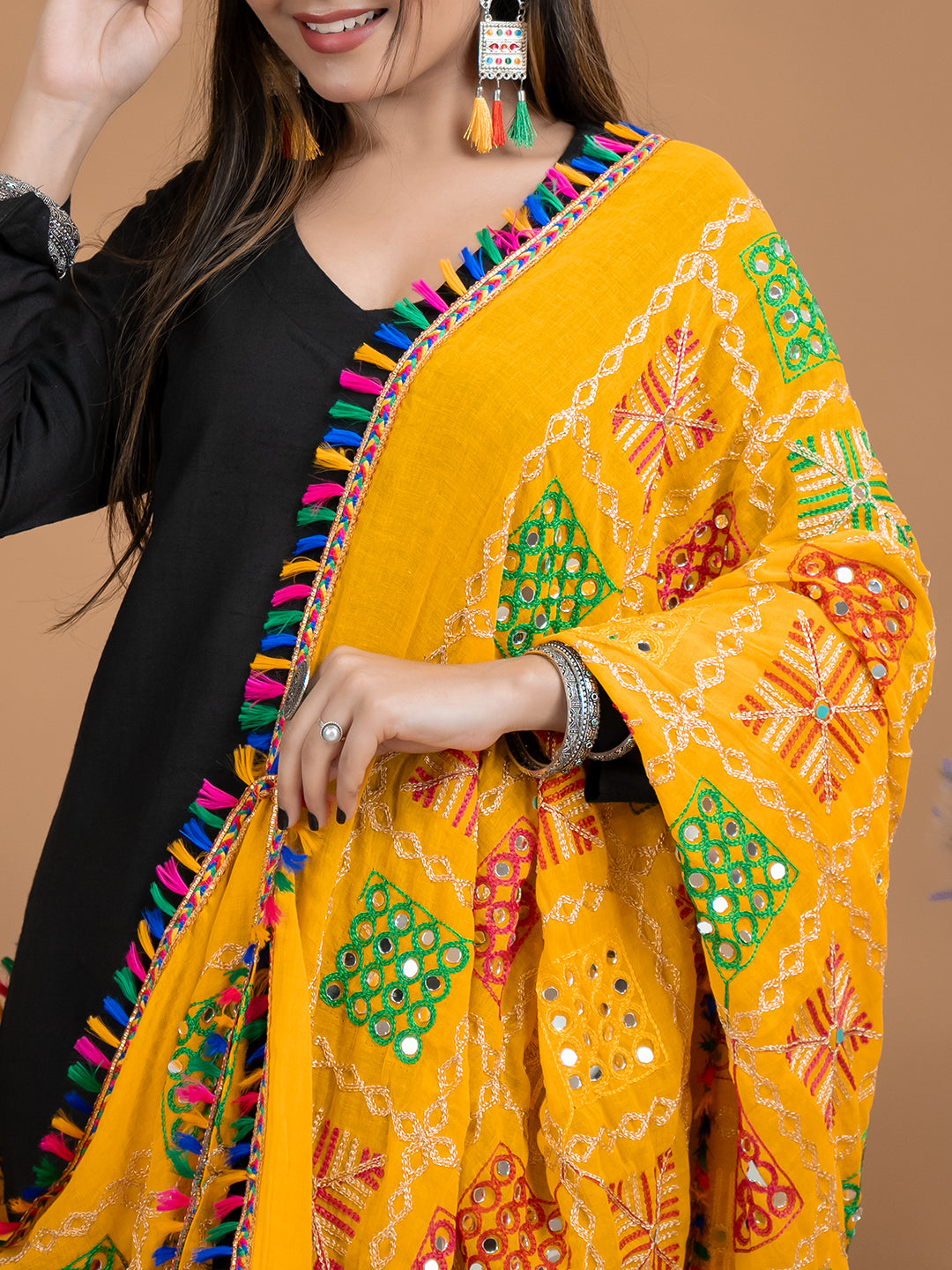 Phulkari Cotton Dupatta