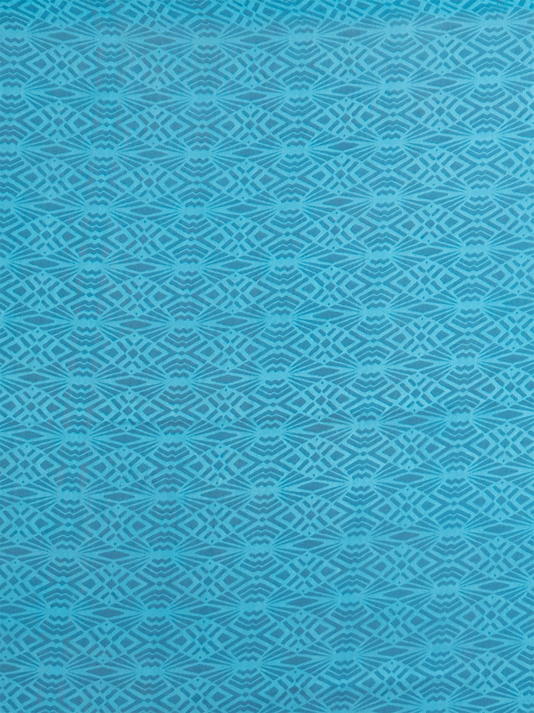 Teal Powder Crepe Saree