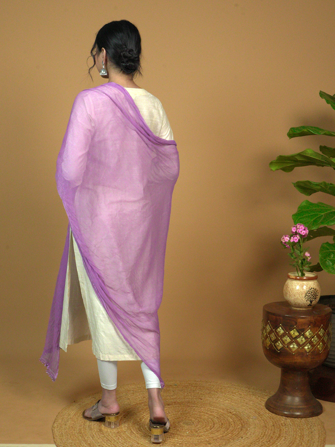 Solid Chiffon Dupatta