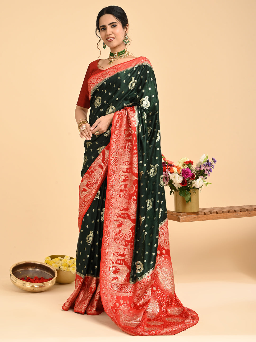 Banarasi Viscose Silk Saree