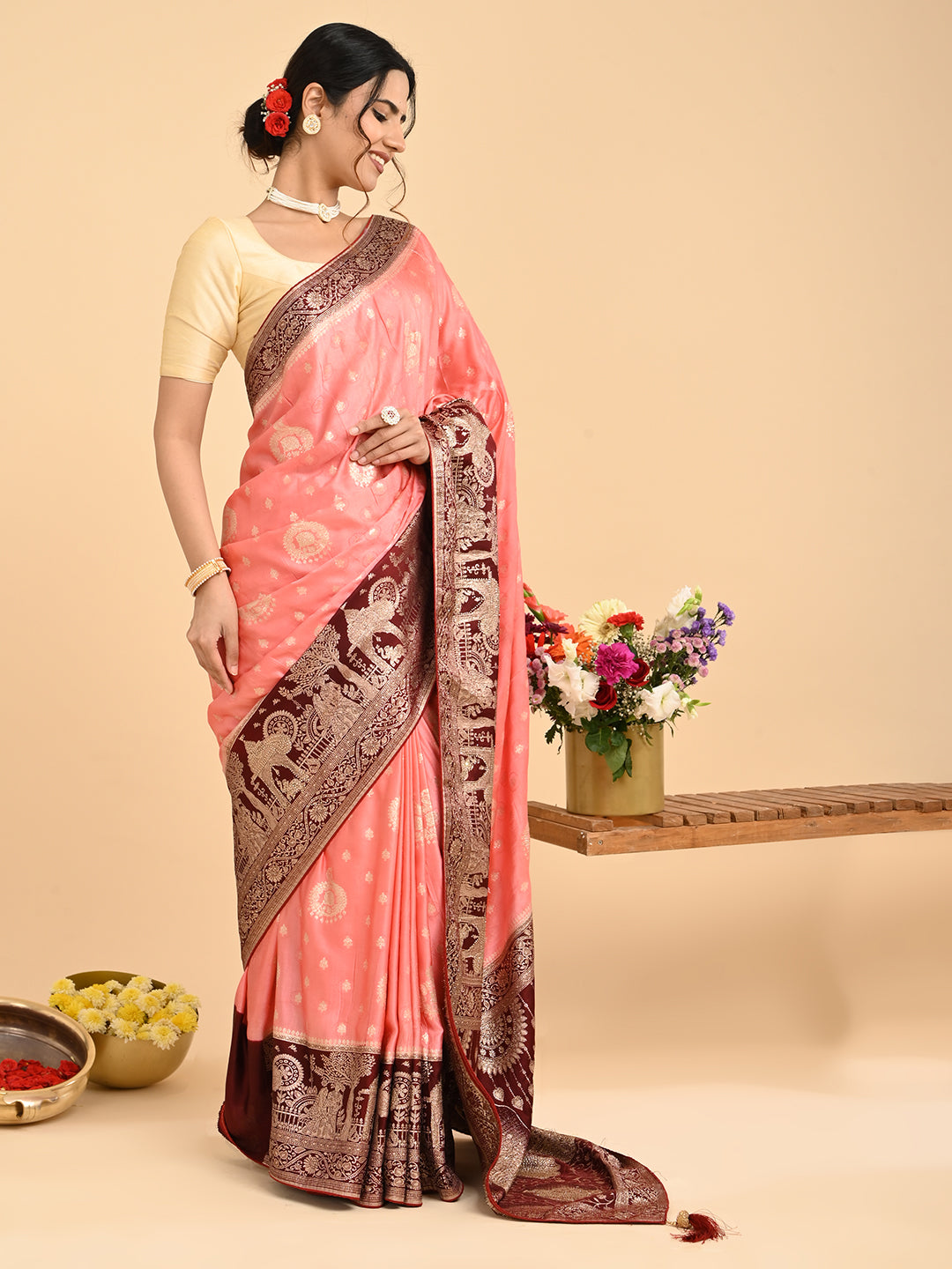 Banarasi Viscose Silk Saree
