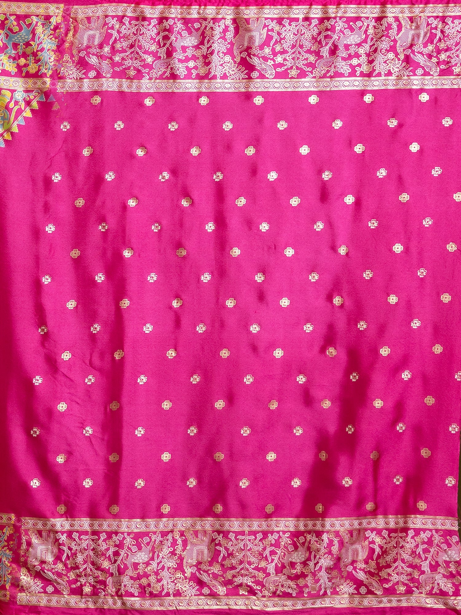 Kutch Print Crepe Saree