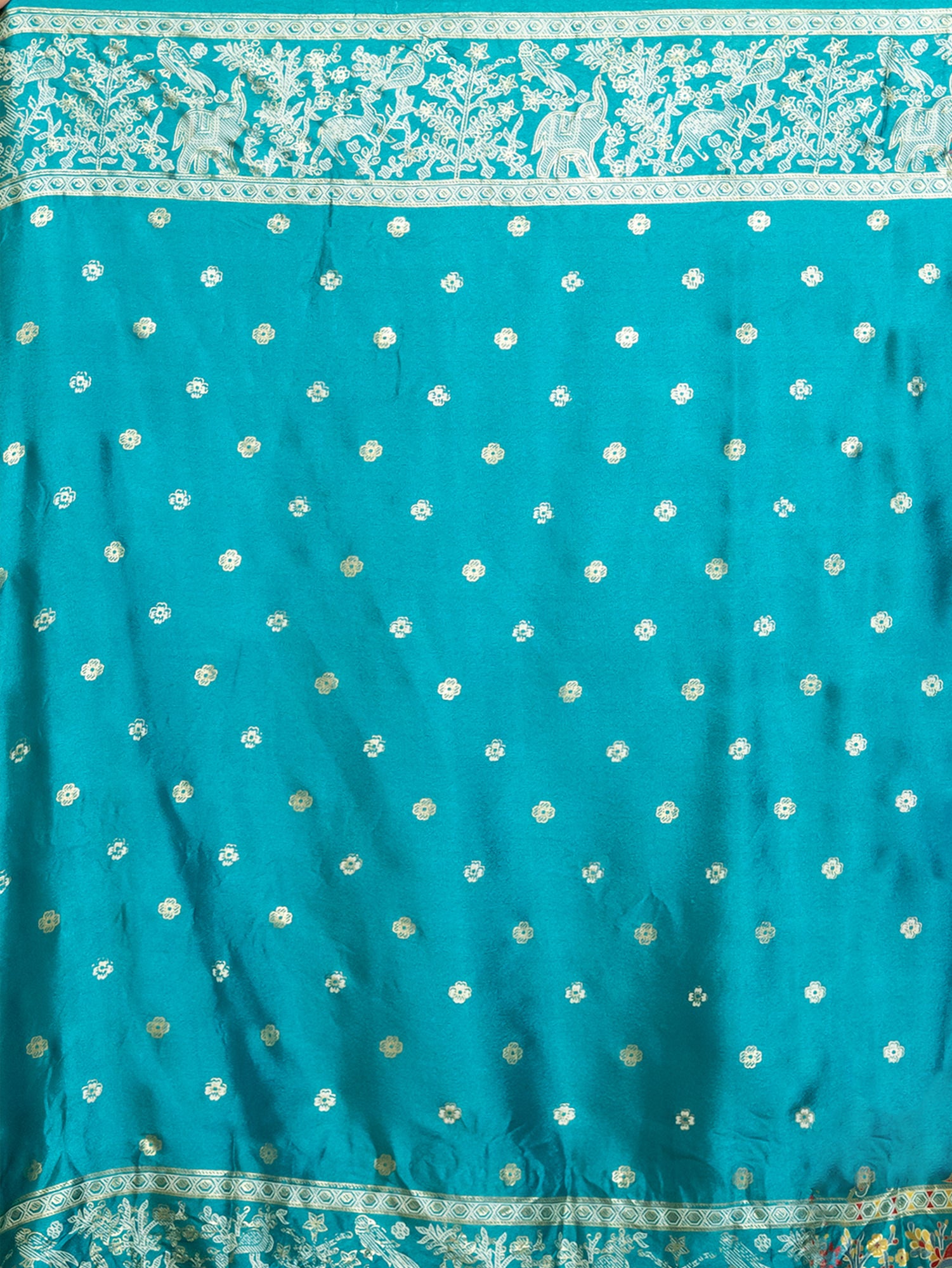 Kutch Print Crepe Saree