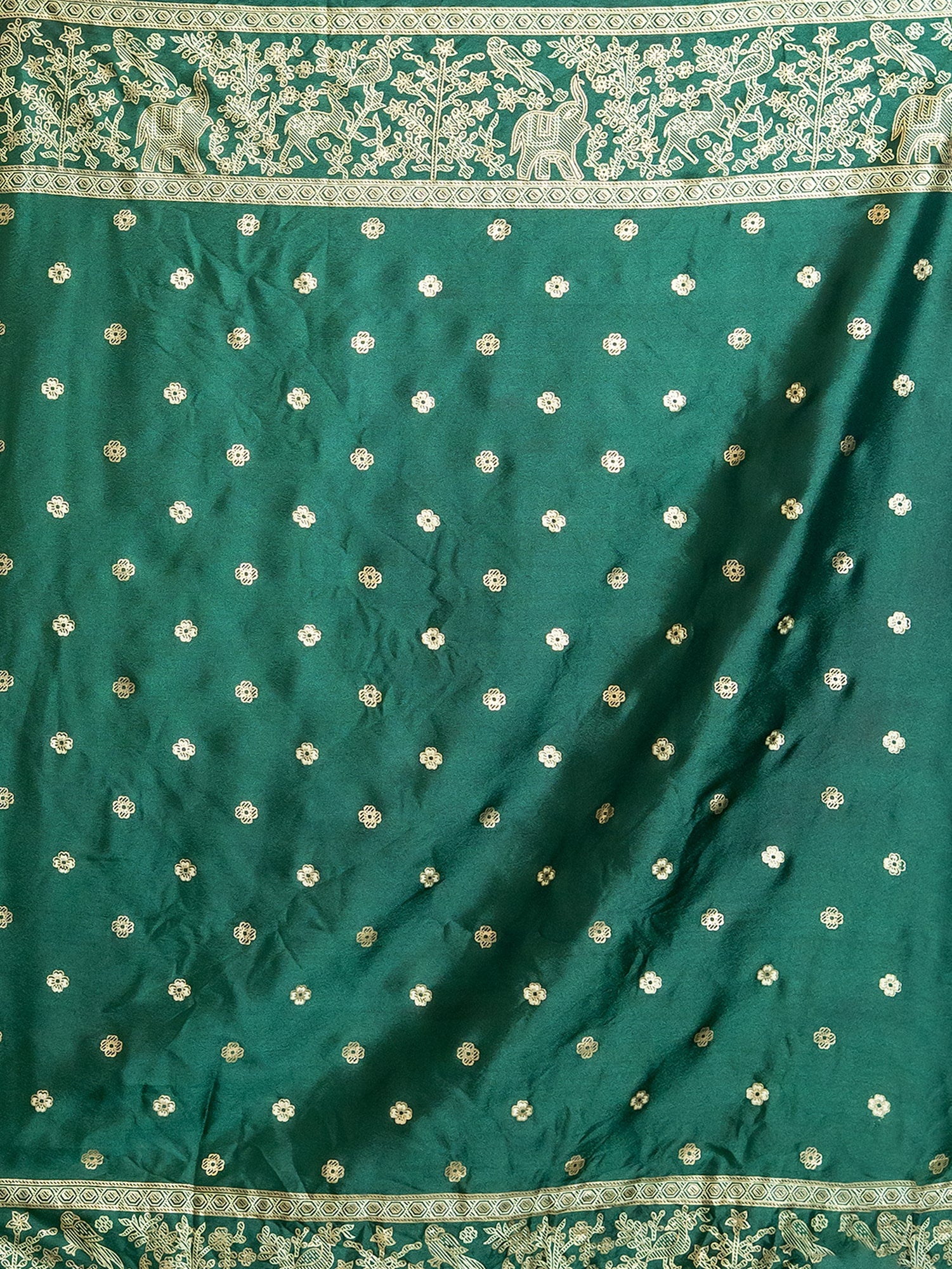 Kutch Print Crepe Saree