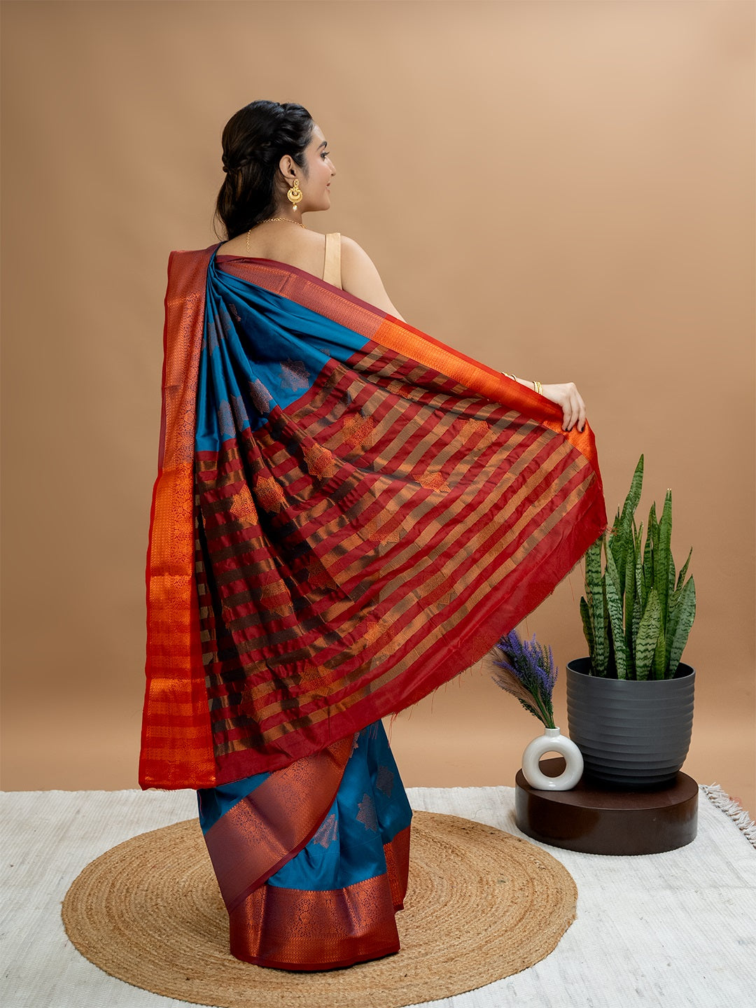 South Silk Brocade Saree