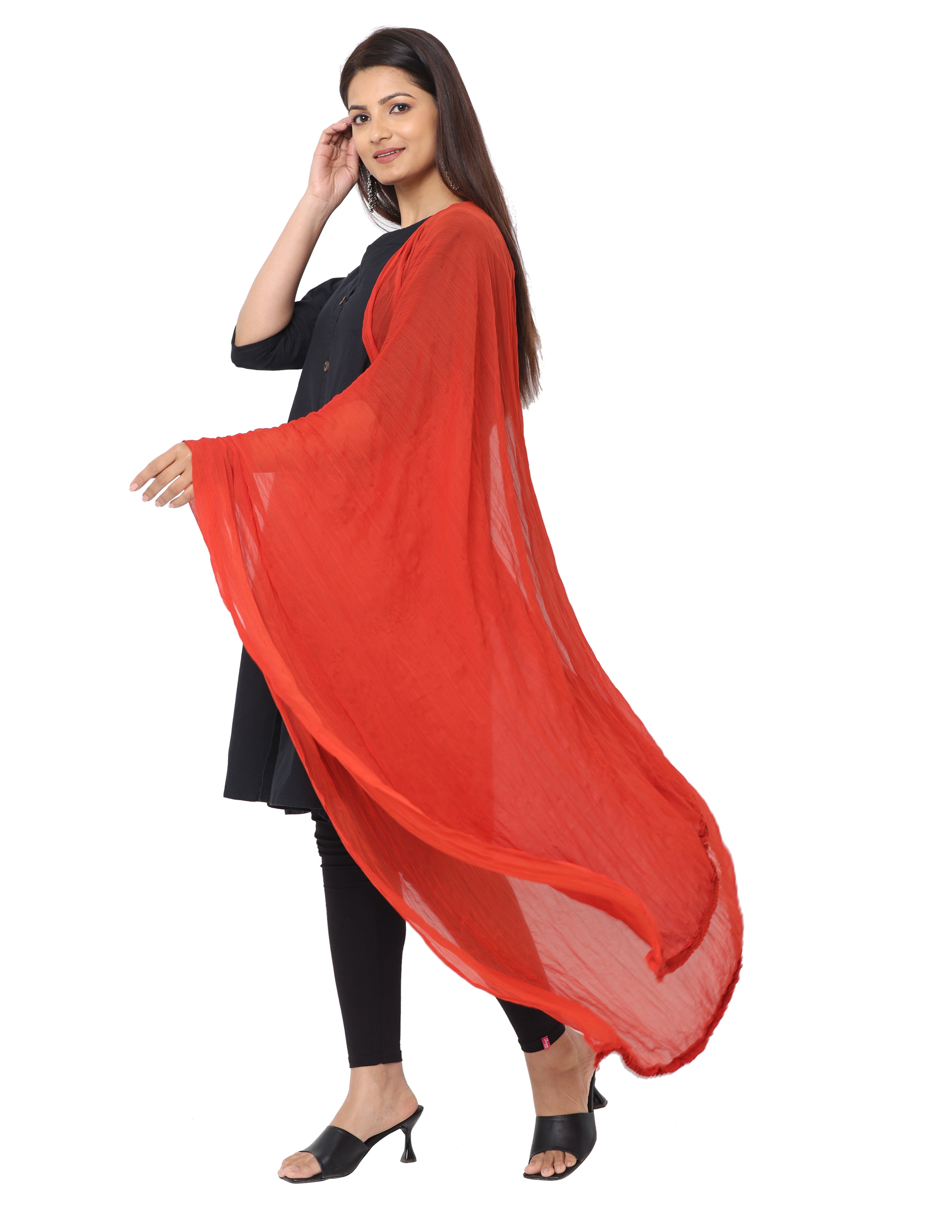 Chiffon Solid Dupatta