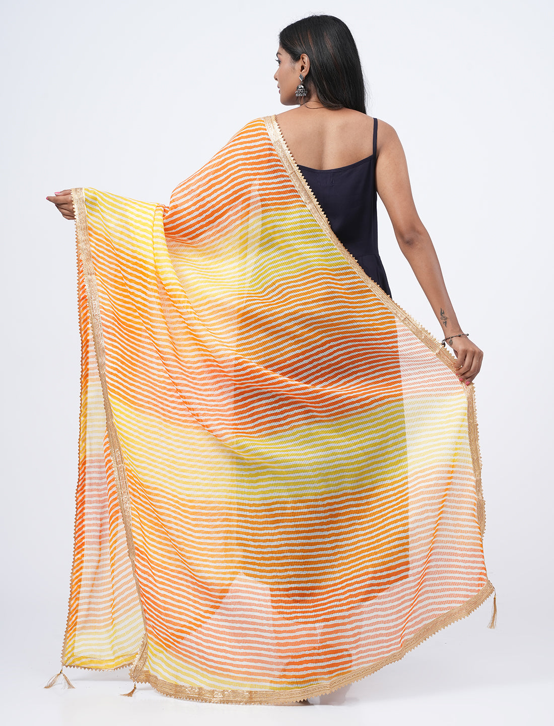 Kota Semi Cotton Colorblock Dupatta