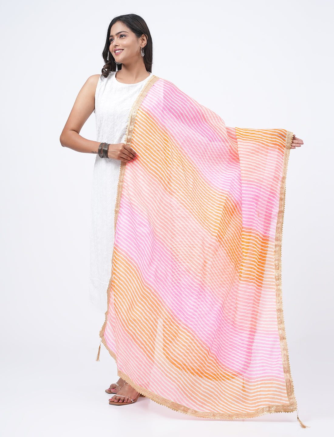 Kota Semi Cotton Colorblock Dupatta