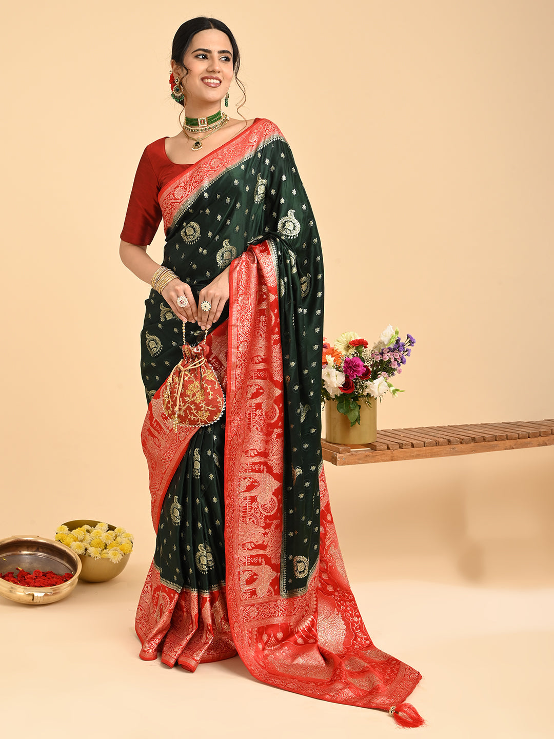 Banarasi Viscose Silk Saree
