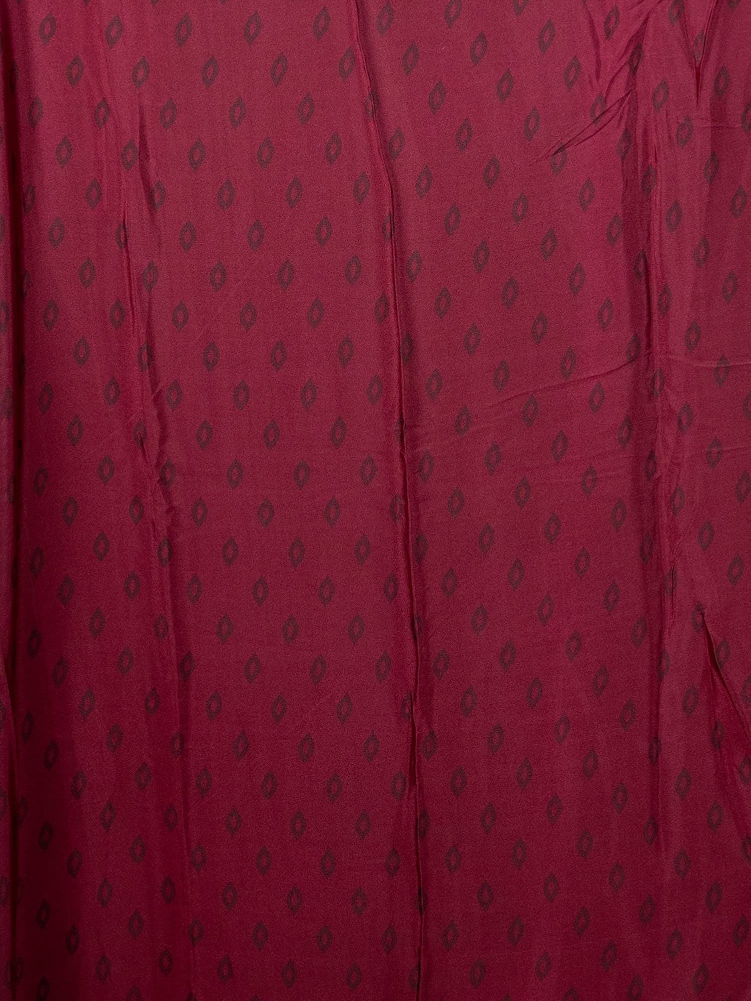 Dark Green Ajrakh Digital Print Saree