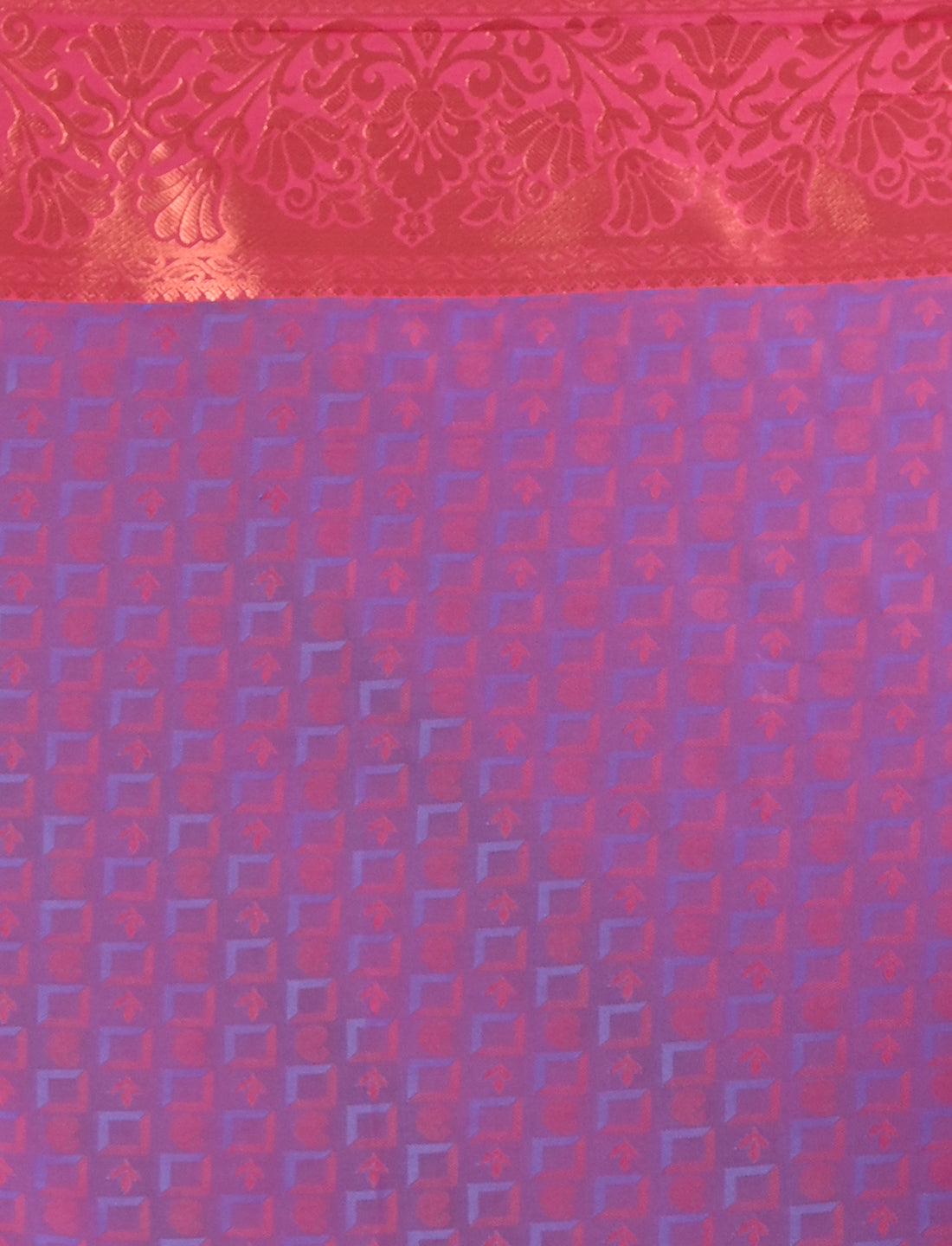 Turquoise South Art Silk Saree