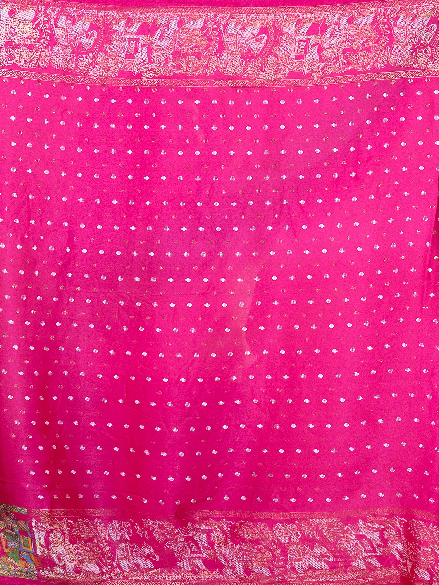 Kutch Print Crepe Saree