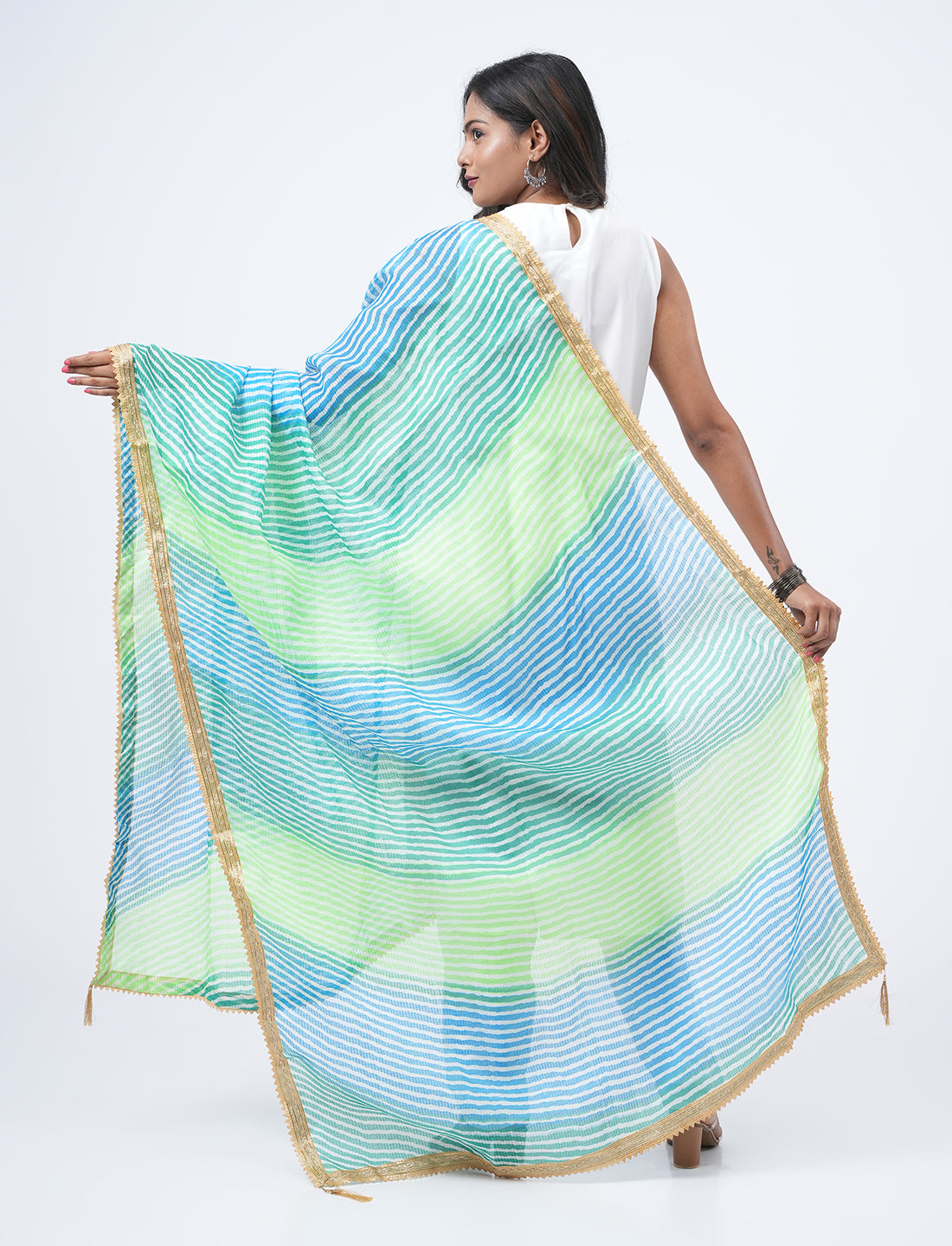 Kota Semi Cotton Colorblock Dupatta