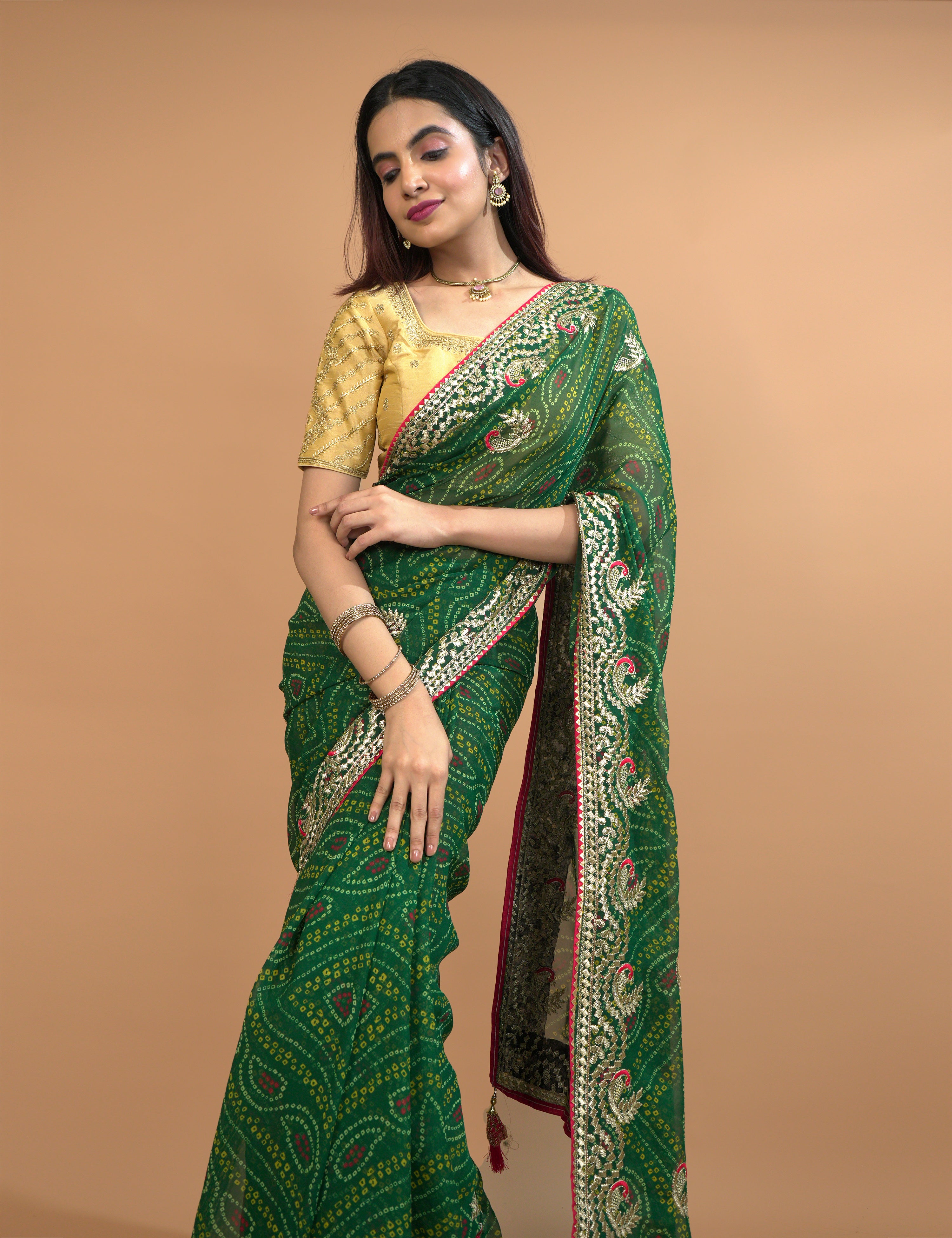 Bandhini Georgette Saree