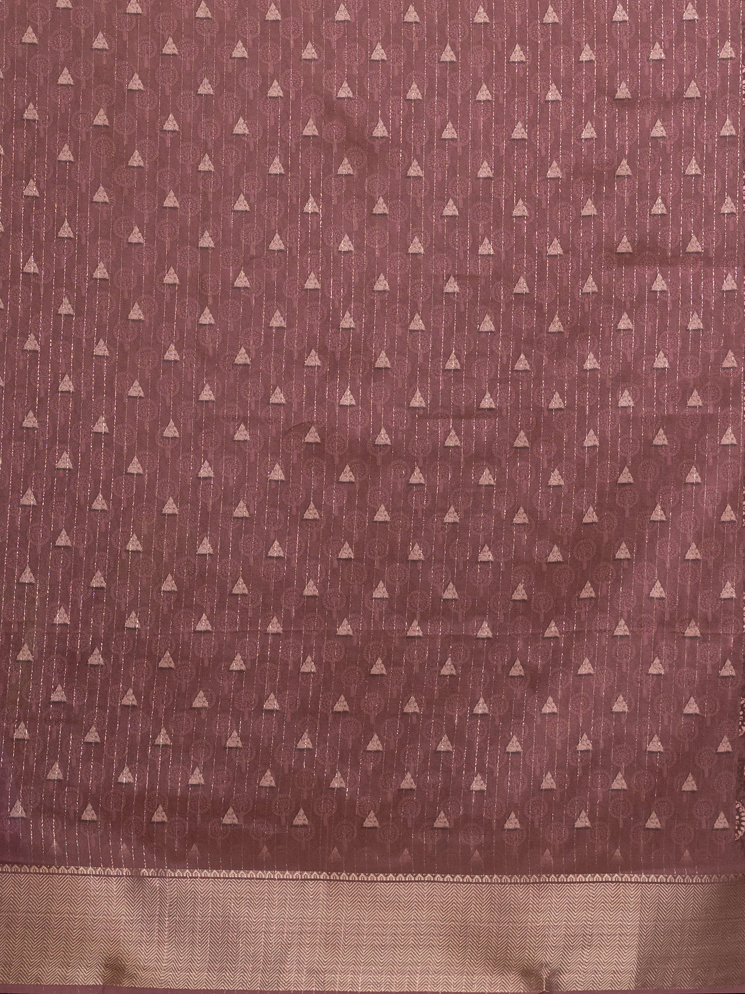 Maroon Ajrakh Digital Print Saree