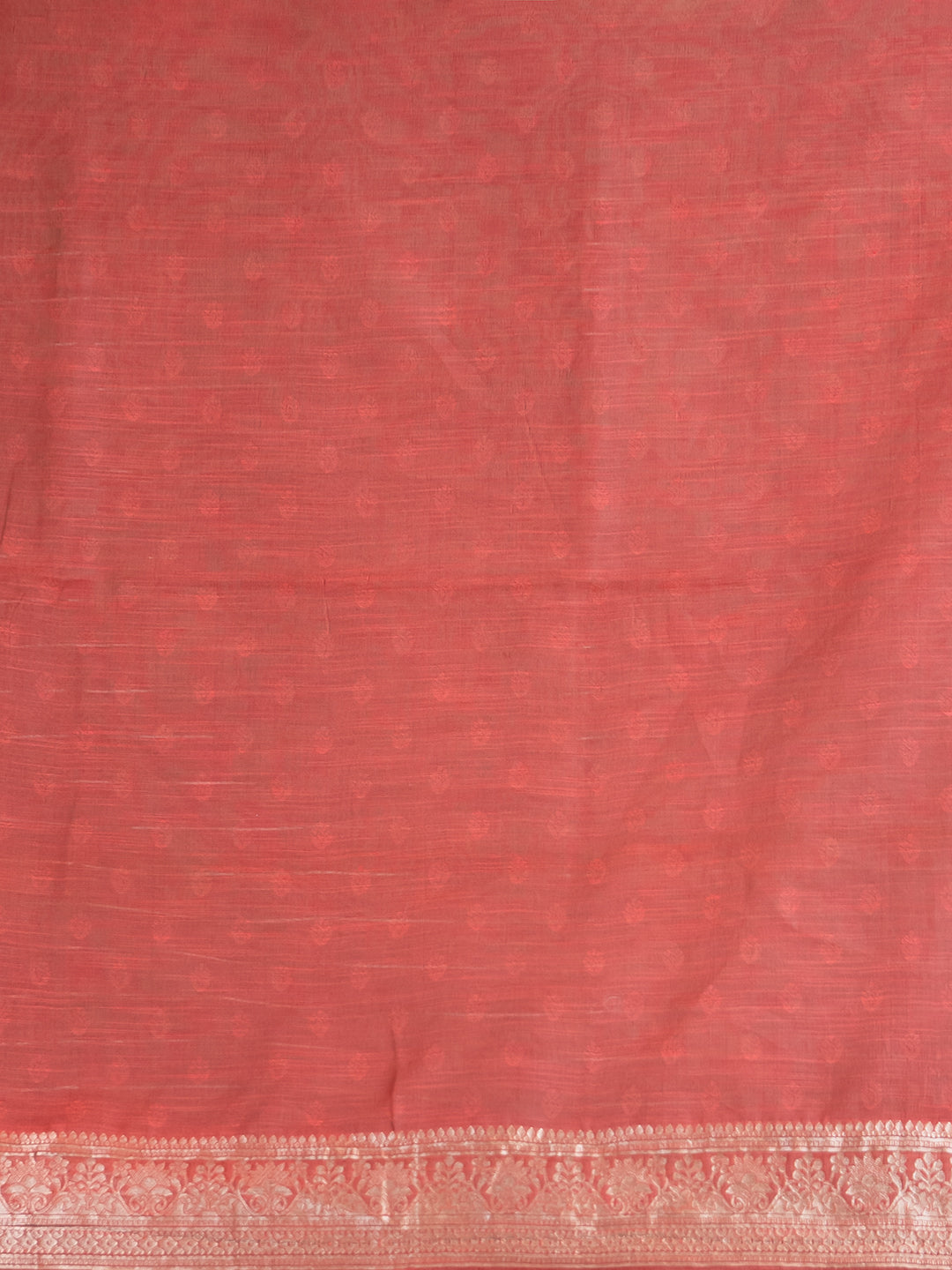 Floral Cotton Linen Saree