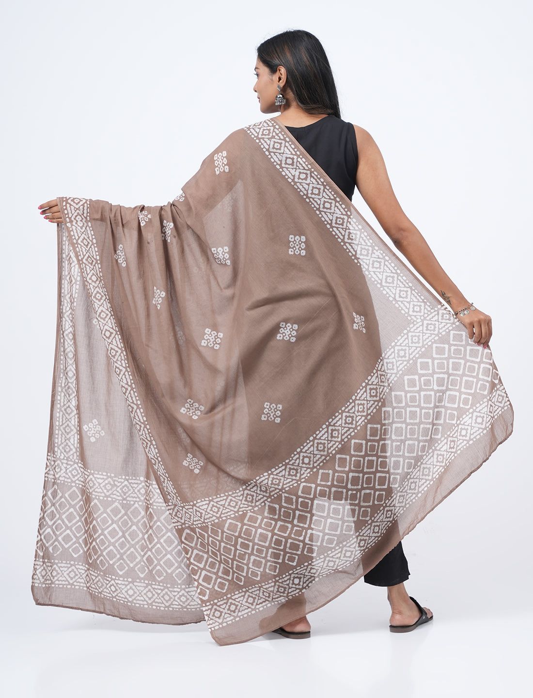 Batik Mul Cotton Dupatta