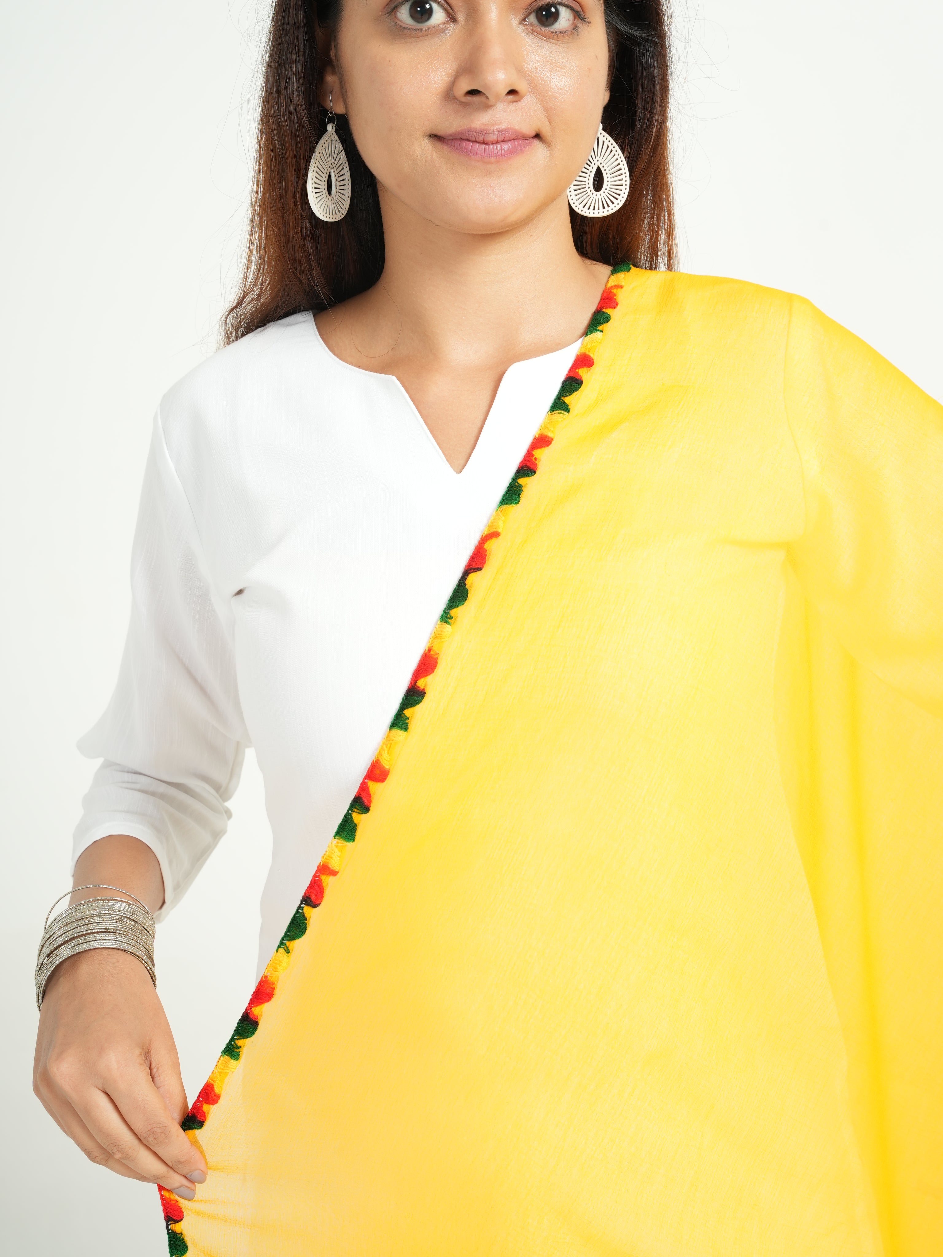 Chiffon Solid Dupatta