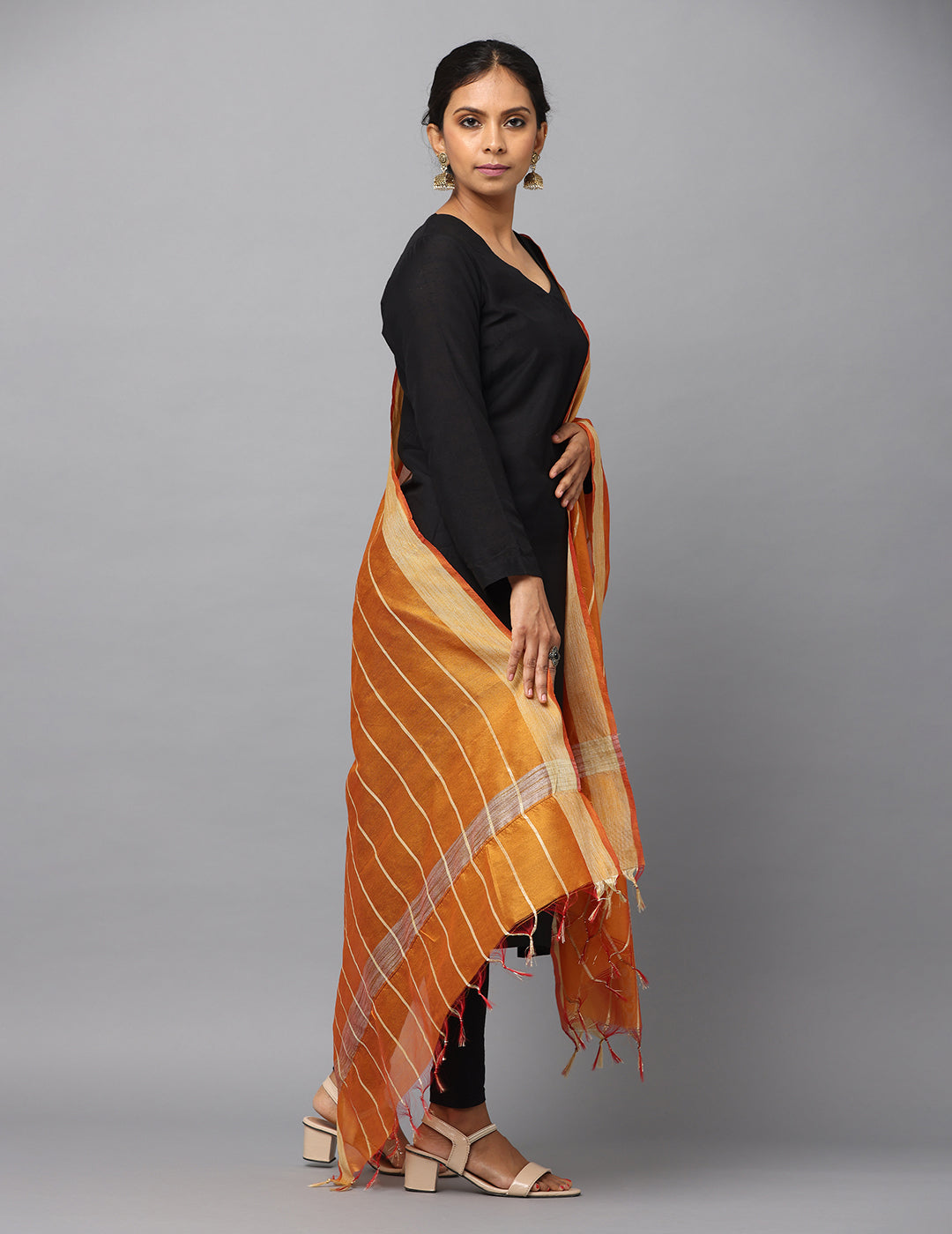 Chanderi Zari weave Dupatta