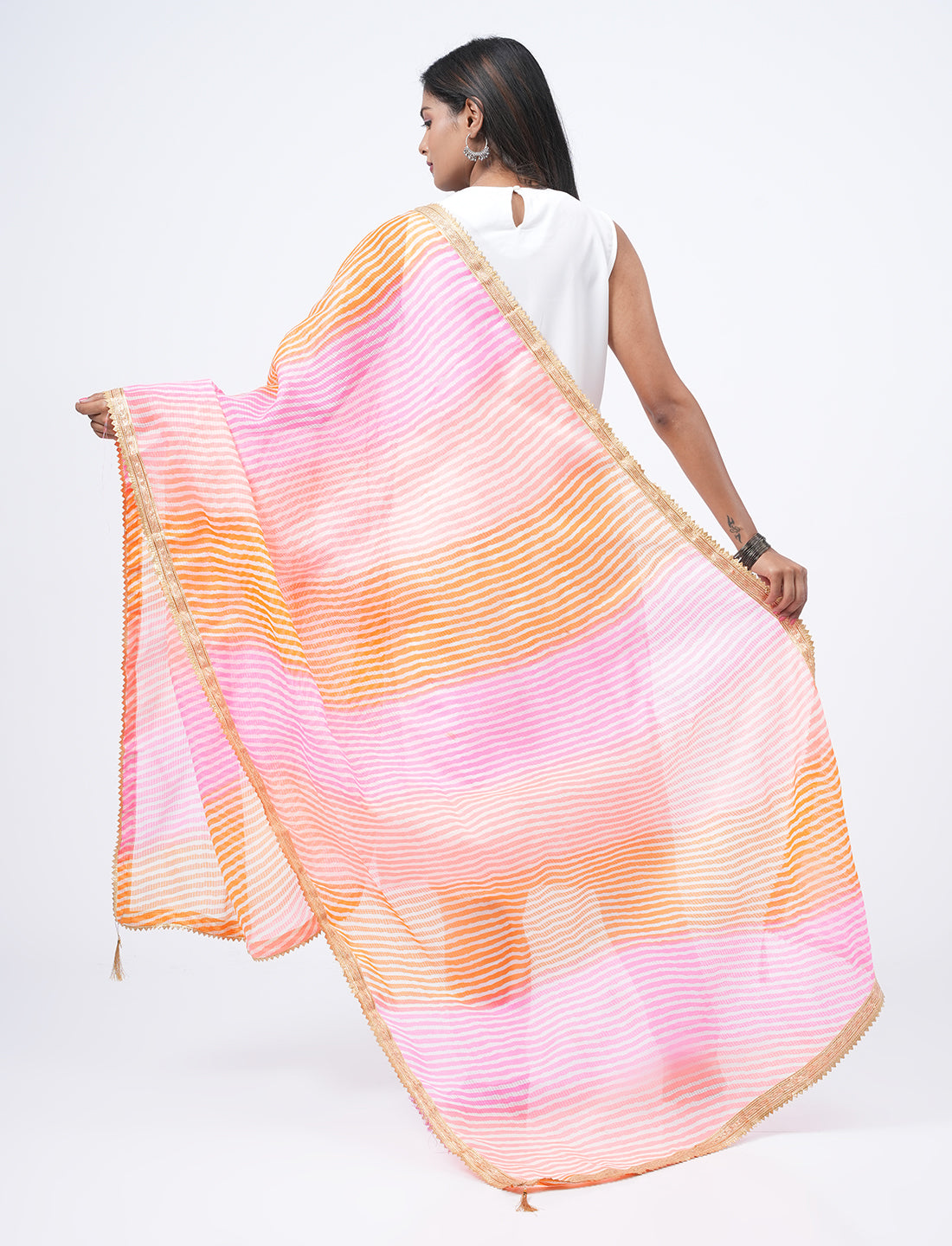 Kota Semi Cotton Colorblock Dupatta